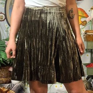 NWT MAEVE high waisted green velvet midi skirt